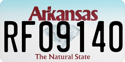 AR license plate RF09140