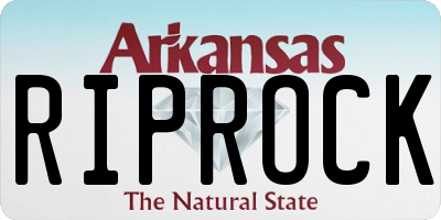 AR license plate RIPROCK