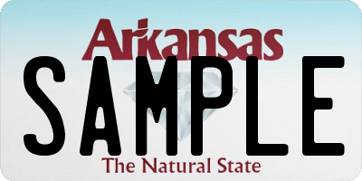 AR license plate SAMPLE