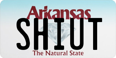 AR license plate SHIUT