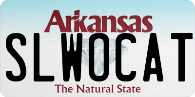 AR license plate SLWOCAT