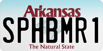 AR license plate SPHBMR1