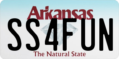 AR license plate SS4FUN