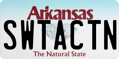 AR license plate SWTACTN