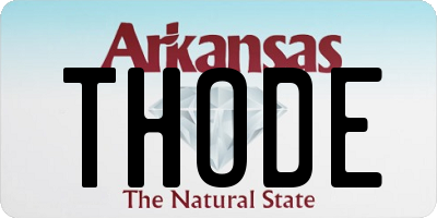 AR license plate THODE