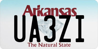 AR license plate UA3ZI