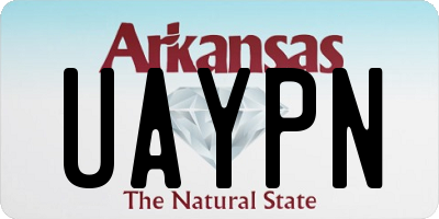 AR license plate UAYPN