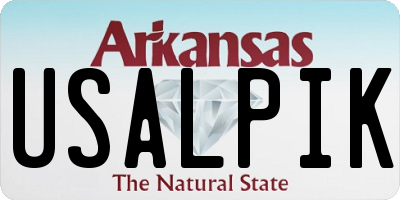 AR license plate USALPIK