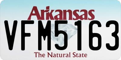 AR license plate VFM5163