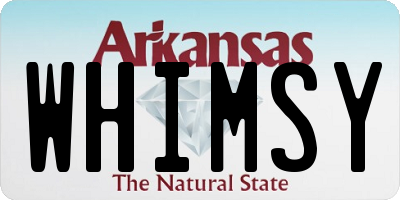 AR license plate WHIMSY