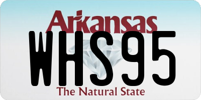 AR license plate WHS95