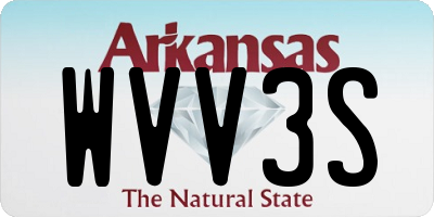 AR license plate WVV3S