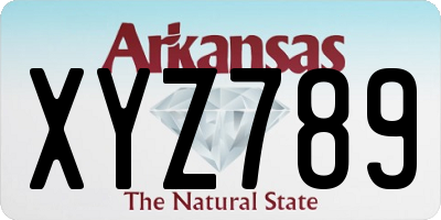 AR license plate XYZ789