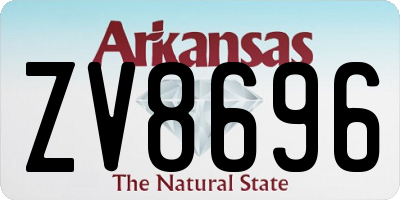 AR license plate ZV8696