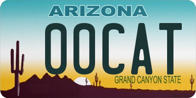 AZ license plate 00CAT