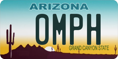 AZ license plate 0MPH