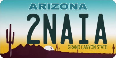 AZ license plate 2NAIA