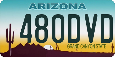 AZ license plate 480DVD