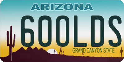 AZ license plate 60OLDS