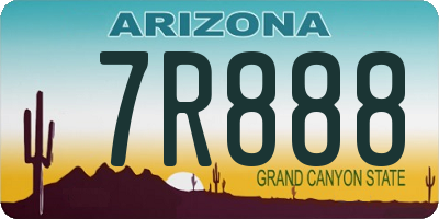 AZ license plate 7R888