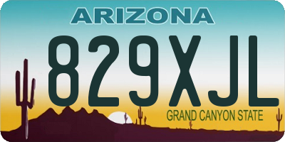 AZ license plate 829XJL