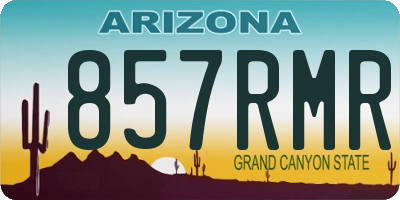 AZ license plate 857RMR