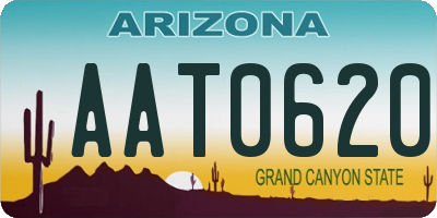 AZ license plate AAT0620