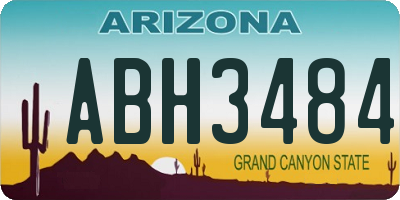 AZ license plate ABH3484