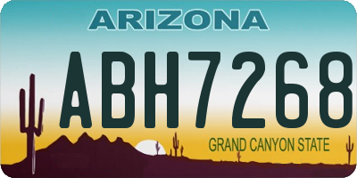 AZ license plate ABH7268