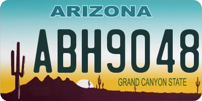 AZ license plate ABH9048