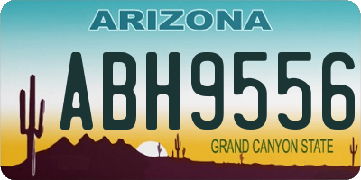 AZ license plate ABH9556