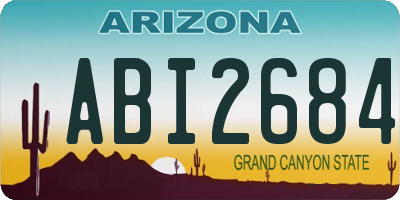 AZ license plate ABI2684