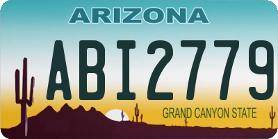 AZ license plate ABI2779