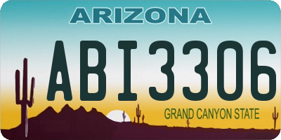 AZ license plate ABI3306