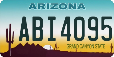 AZ license plate ABI4095