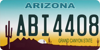AZ license plate ABI4408