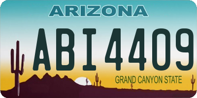 AZ license plate ABI4409
