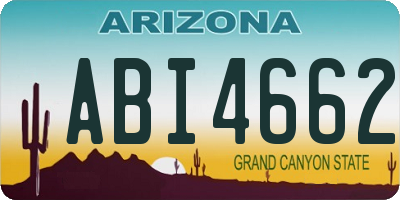AZ license plate ABI4662