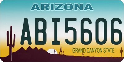 AZ license plate ABI5606