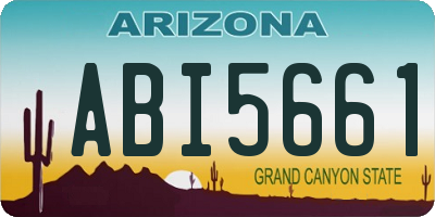 AZ license plate ABI5661