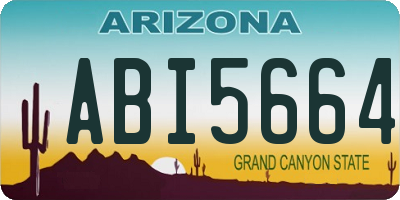 AZ license plate ABI5664