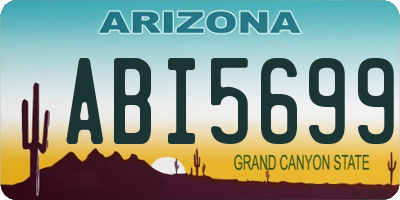 AZ license plate ABI5699