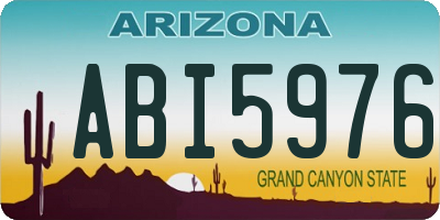AZ license plate ABI5976