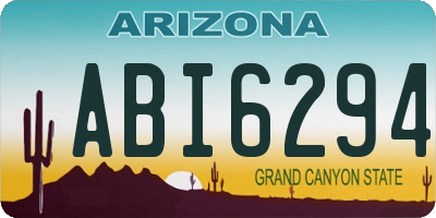 AZ license plate ABI6294