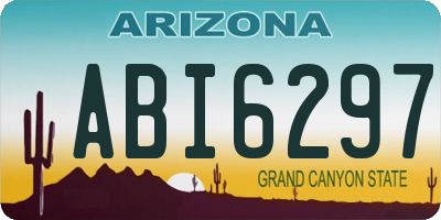 AZ license plate ABI6297