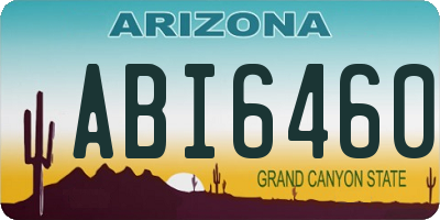 AZ license plate ABI6460