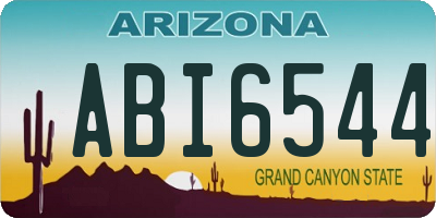 AZ license plate ABI6544