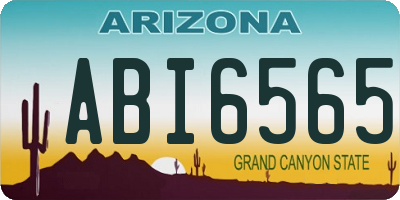 AZ license plate ABI6565