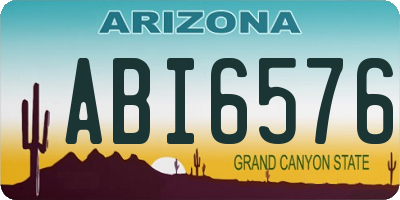 AZ license plate ABI6576