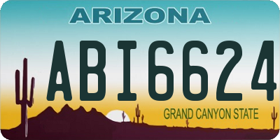 AZ license plate ABI6624